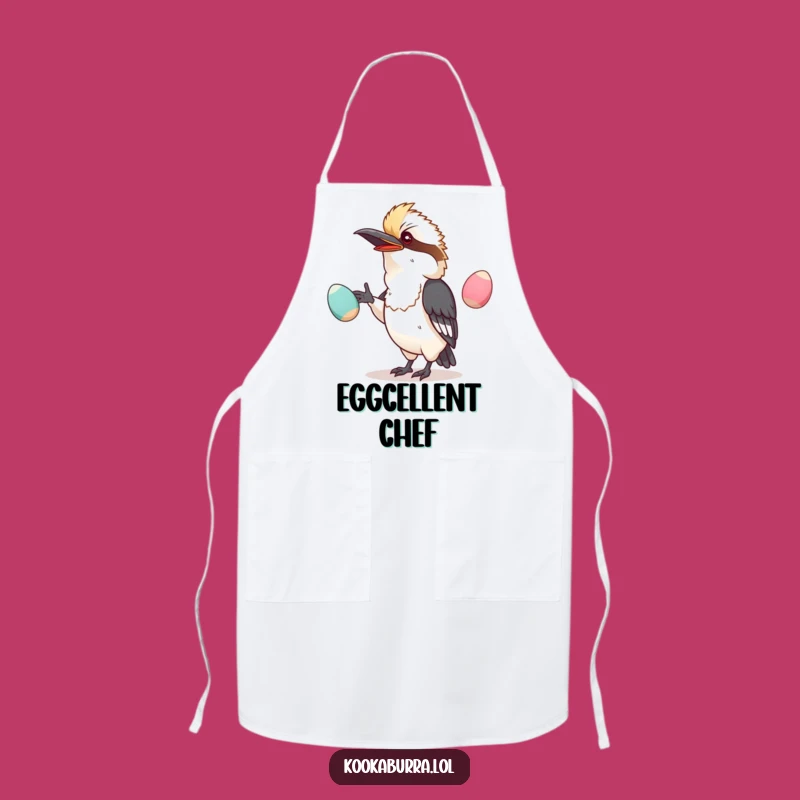 Funny Kawaii Kookaburra Apron: Juggle Kitchen Tasks with Hilarious Style