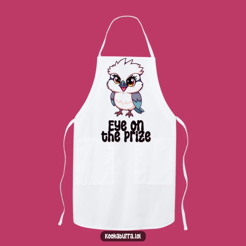 Funny Kookaburra Apron: Mischief Eye Cook's Apron, Hilarious Kitchen Gift
