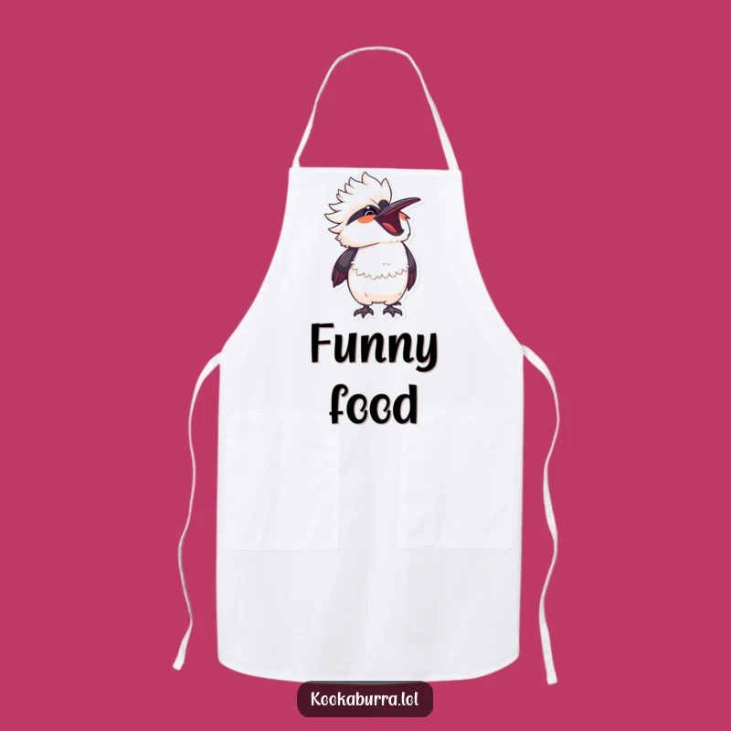 Funny Kawaii Kookaburra Laugh Apron - Cheerful Kitchen Companion Gift