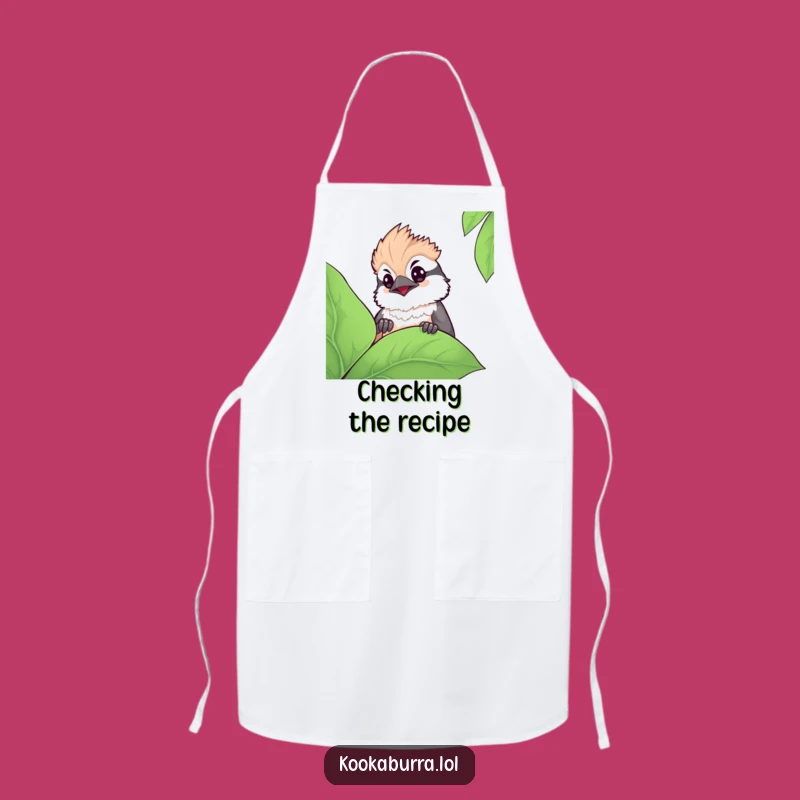 Funny Kawaii Kookaburra Apron - Cute Chef's Wear for Whimsical Kitchen Fun