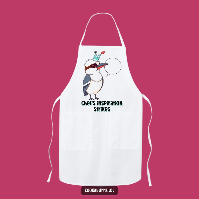 Funny Kookaburra Apron: Hilarious chef's companion for a witty kitchen adventure