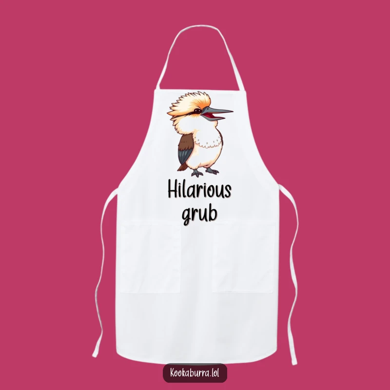 Funny Laughing Kookaburra Apron - Kitchen Wear for Humorous Cooks