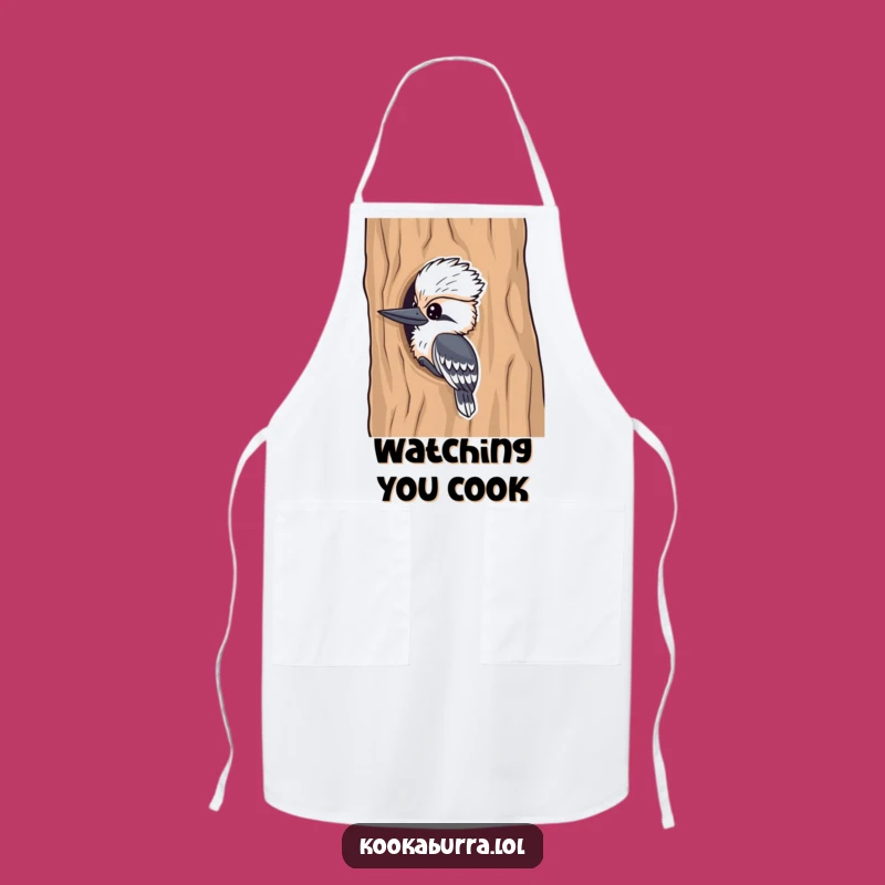 Funny Kookaburra Apron: Playful Cook's Apron, Hilarious Kitchen Gift