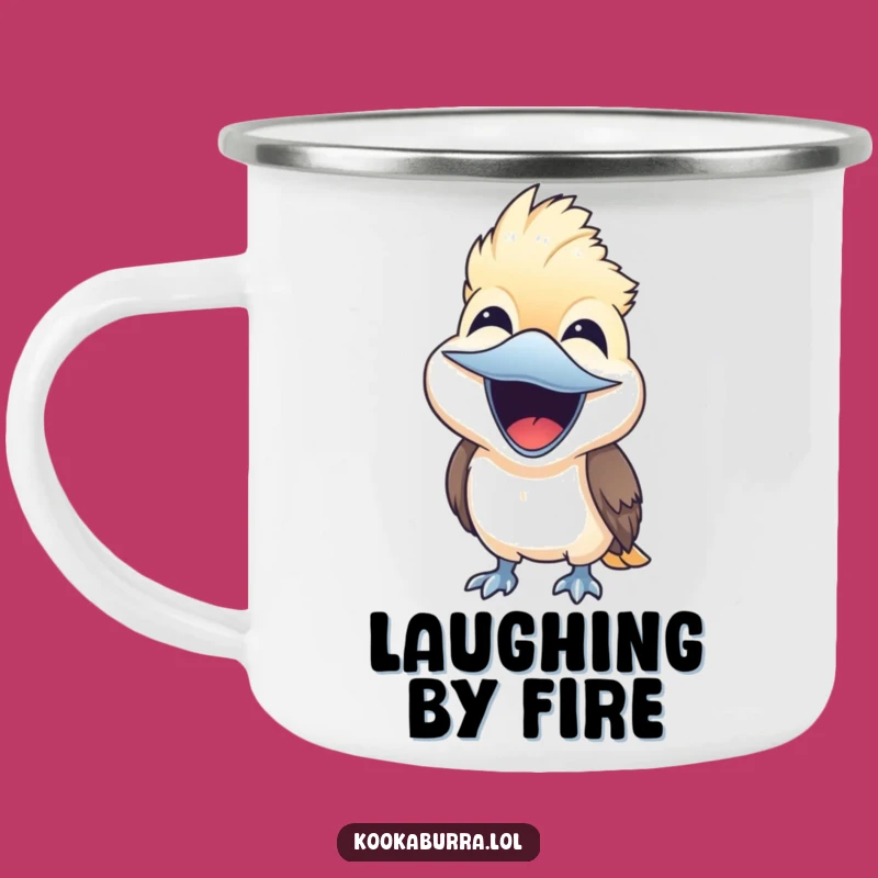 Funny Kookaburra Laugh Camping Mug - Outdoor Giggle Fun Gift