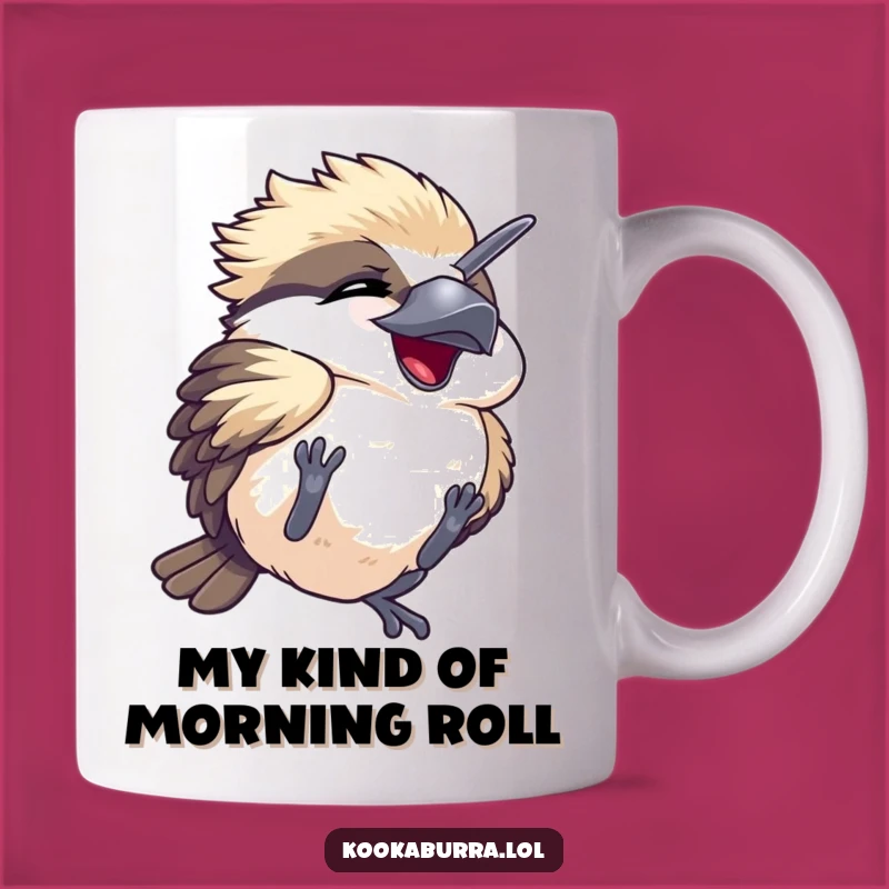 Funny Kawaii Kookaburra Mug: A Hilarious Tumble Makes a Perfect Gift