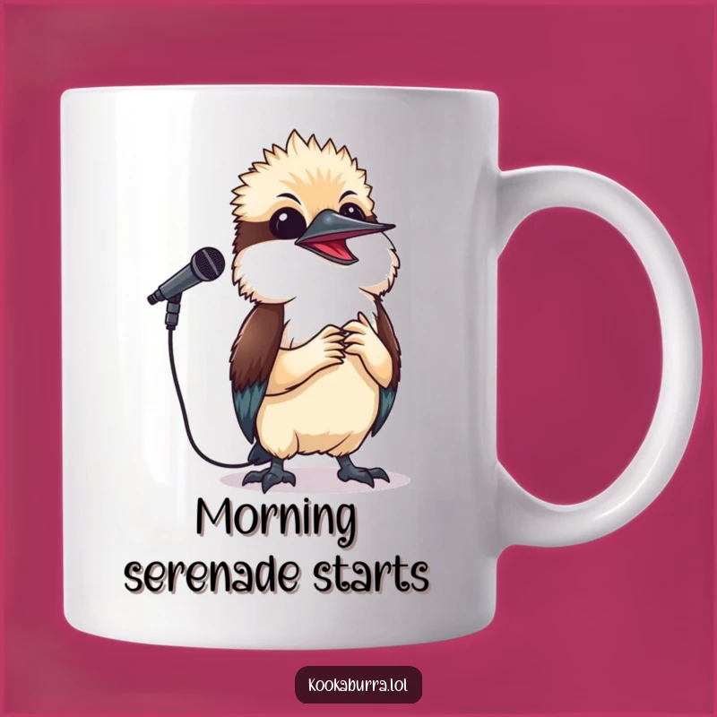 Funny Kookaburra Singing Mug - Happy Little Performer Coffee Cup Gift