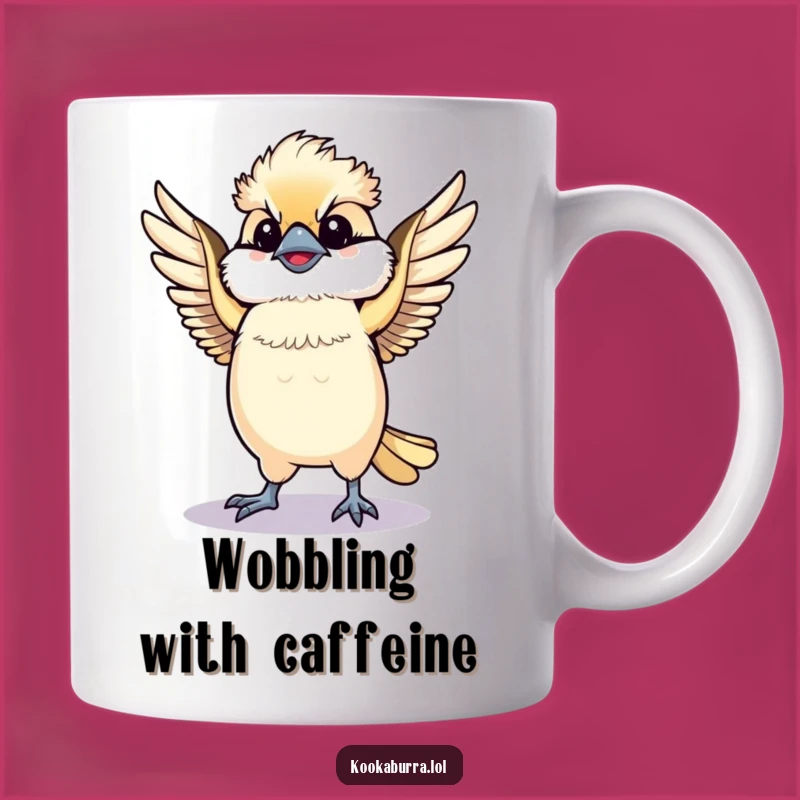 Funny Kawaii Kookaburra Dance Mug: Boogie With This Joyful Bird, A Hilarious Gift