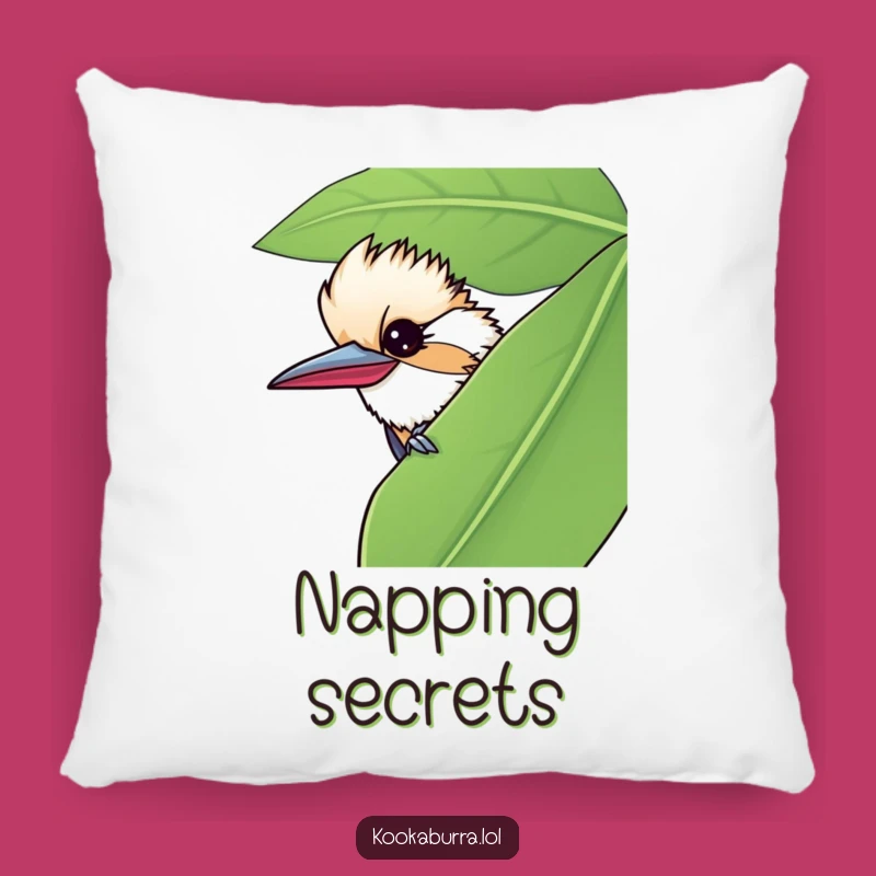Cozy Funny Kookaburra Pillow - Wink Leaf Comfort Gift