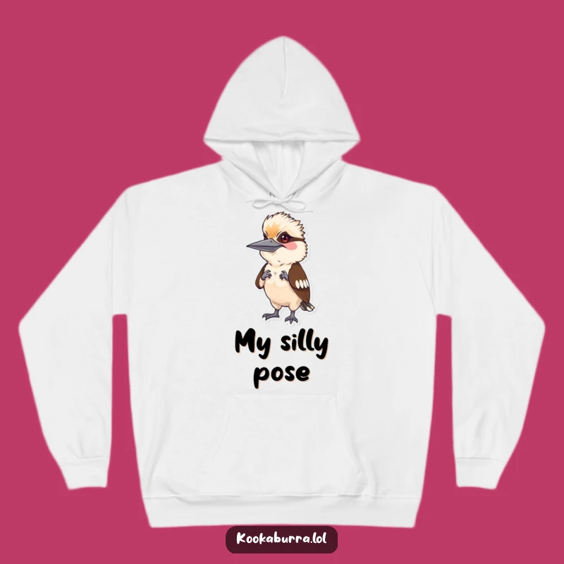 Cozy Funny Kookaburra Mimic Hoodie: Warmth and Laughter Guaranteed
