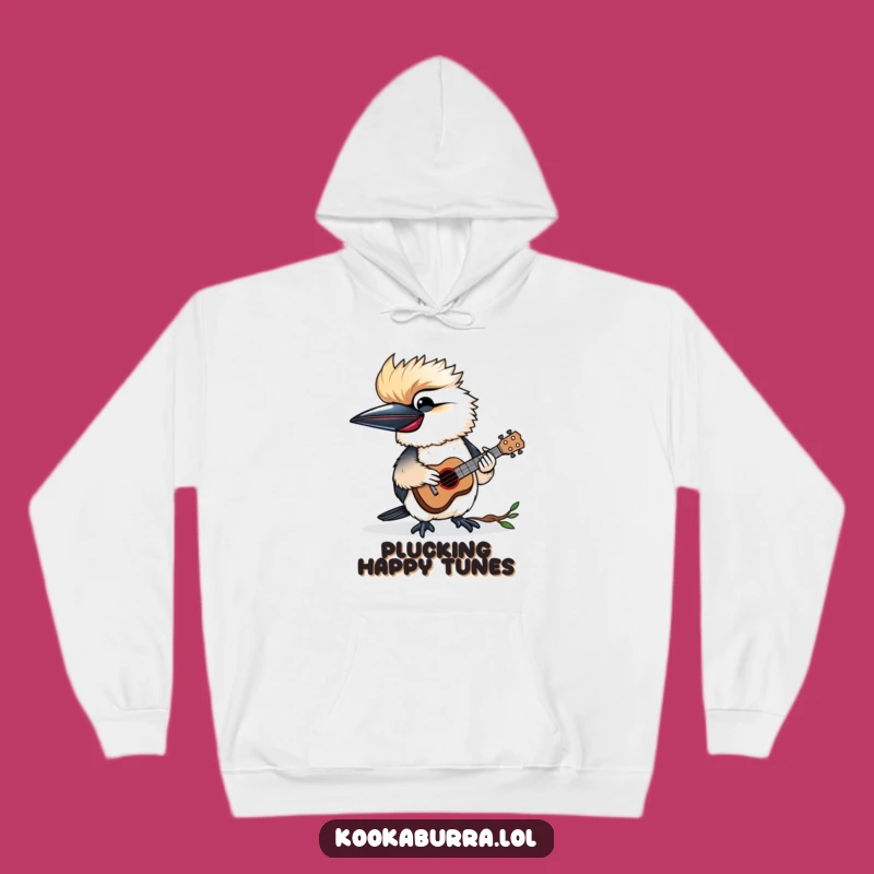 Funny Kookaburra Ukulele Hoodie - Cozy Music Lover Gift!
