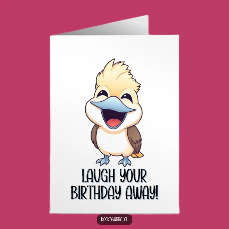 Funny Free Printable Kookaburra Birthday Card - Laughing Bird Downloadable Gift