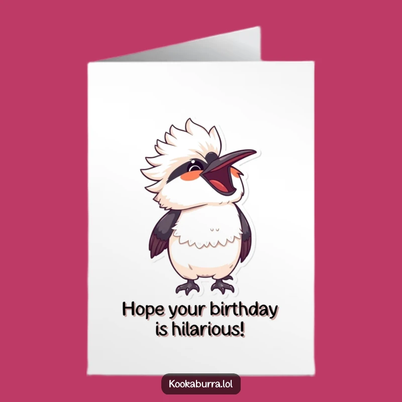 Laughing Kookaburra Birthday Free Printable Card - Hilarious Downloadable Gift