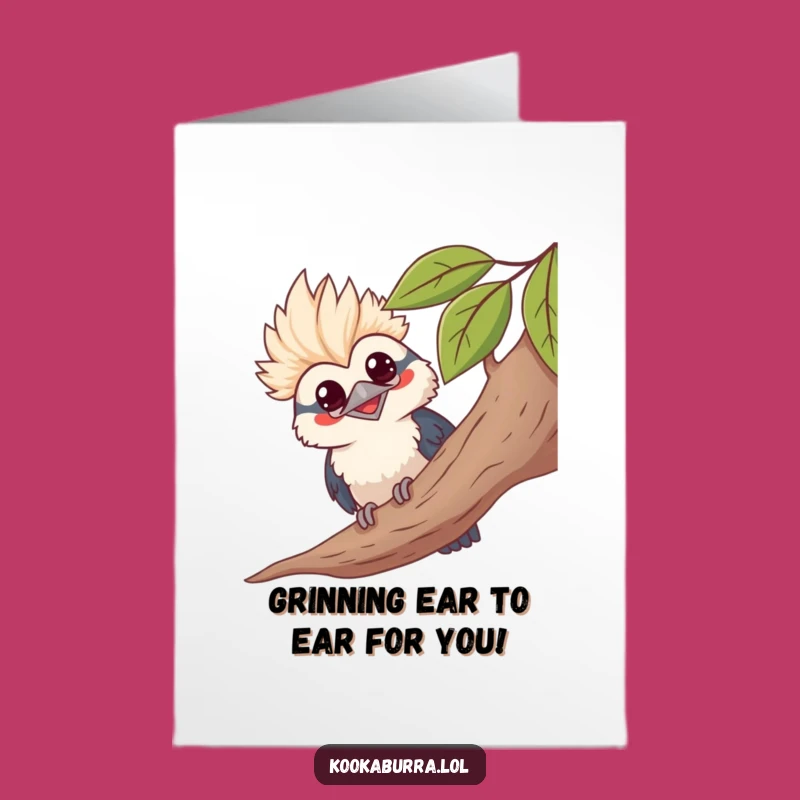 Kookaburra Grins Congrats: Free Printable & Leafy Branch Celebration