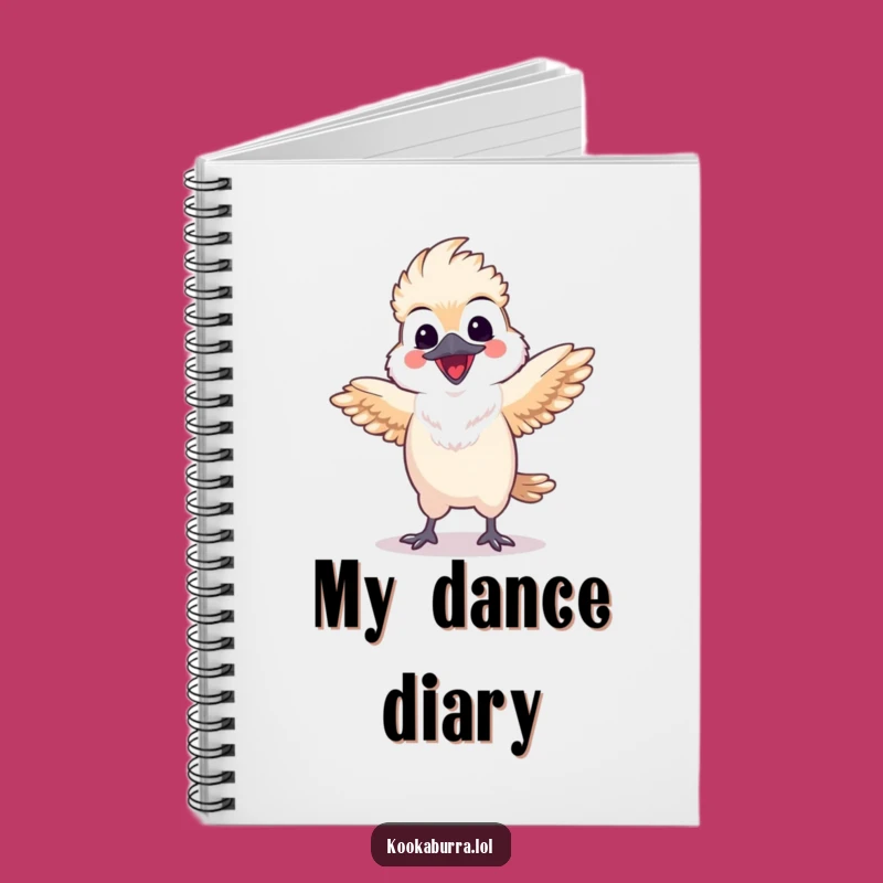 Funny Kookaburra Dance Notebook: Happy Journal, Lined Pages for Humorous Notes, Ideal Funny Gift