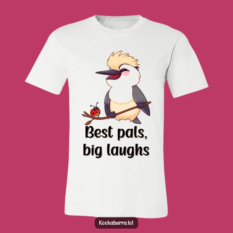 Funny Kookaburra & Ladybug Laugh Tee: Wear Your Hilarious Friendship!