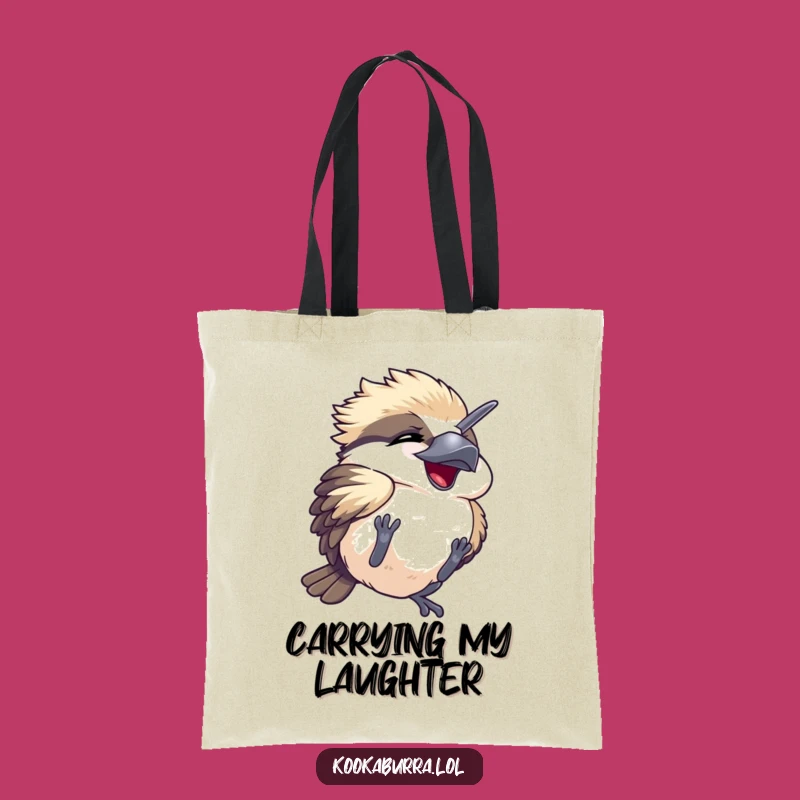 Funny Kawaii Kookaburra Tote Bag: Carry Your Laughs with This Hilarious Design