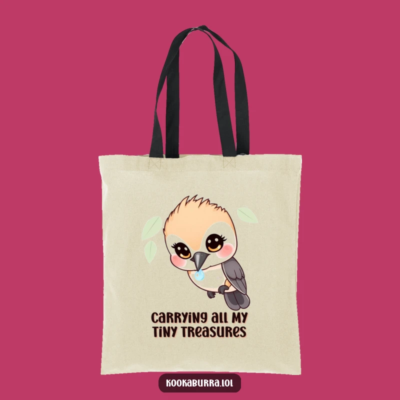 Funny Kookaburra Dewdrop Tote Bag: Carry Your Laughs and Necessities Hilariously