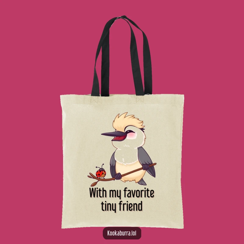 Funny Kookaburra & Ladybug Laugh Tote Bag: Carry Your Funniest Adventures